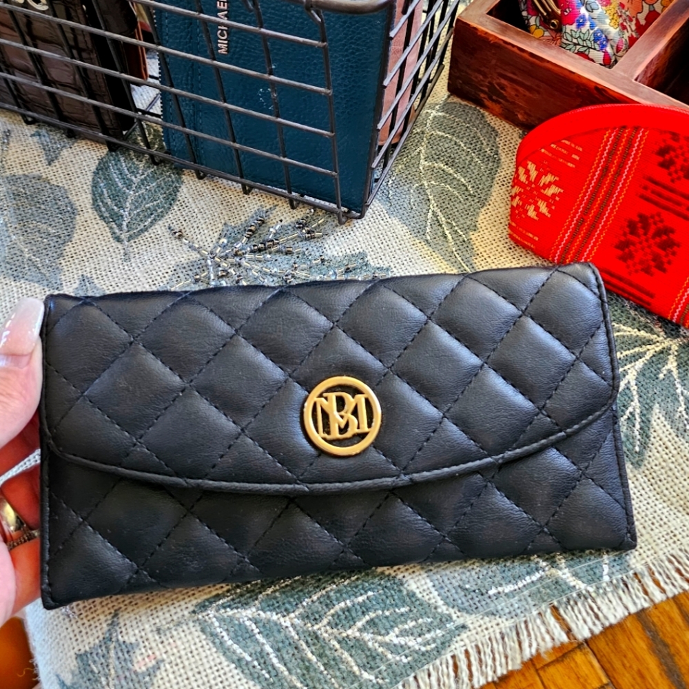 Badgley Mischka Quilted Wallet